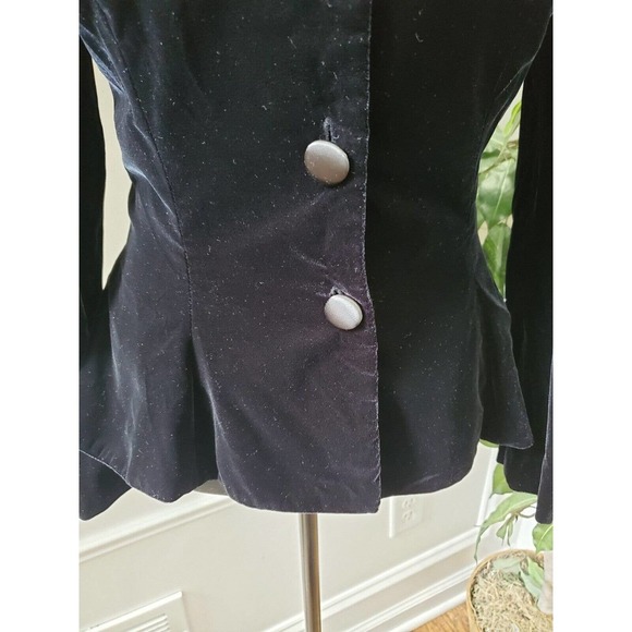 Vintage Depeche Mode Black Acetate Long Sleeve Buttons Front Casual Jacket 12 - Picture 3 of 11